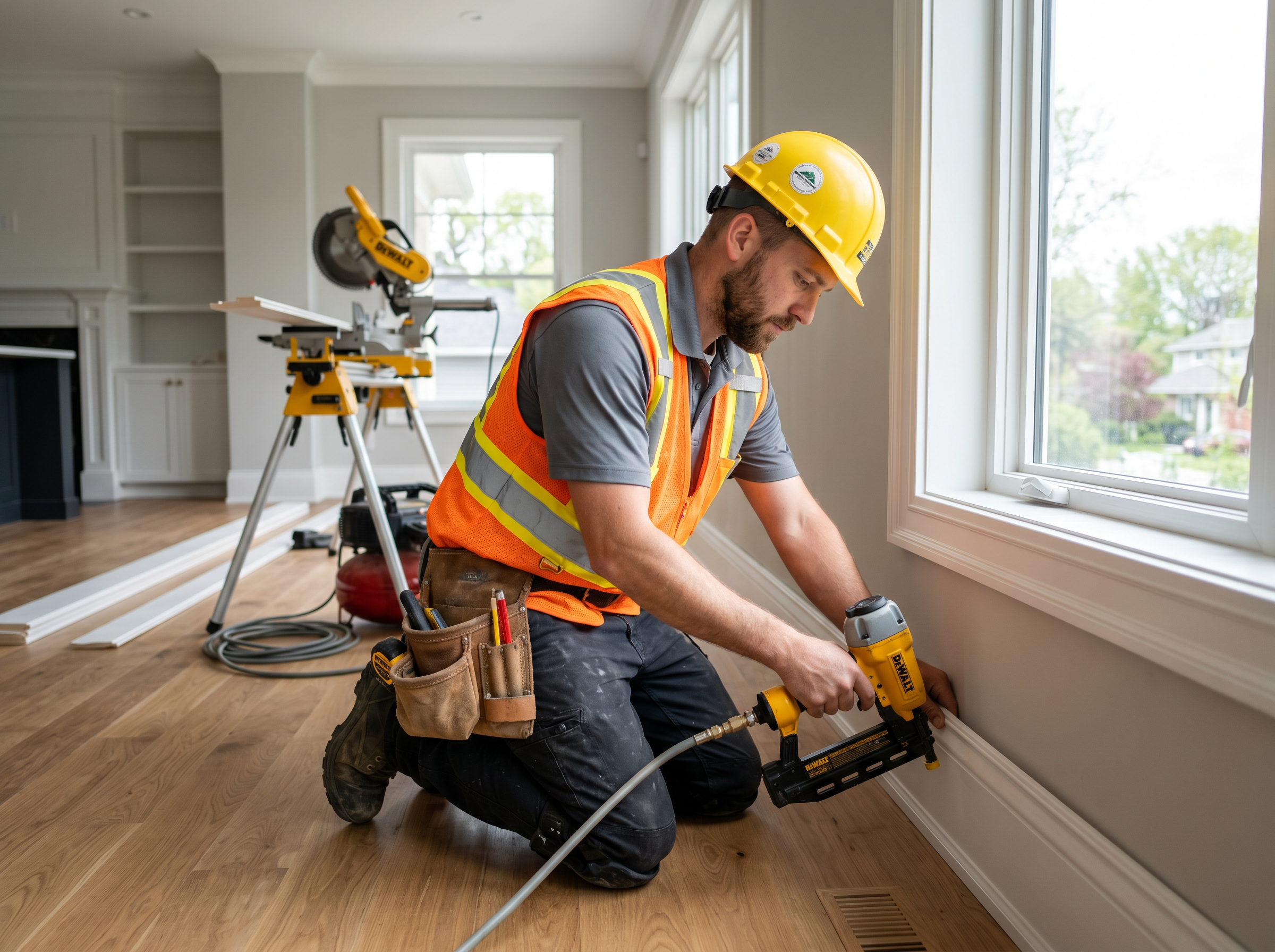 V&A Workforce skilled tradesman on jobsite
